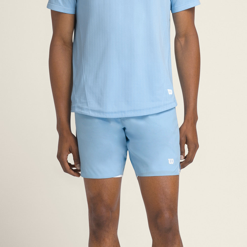 Wilson Tournament Short V2 7" Unld 男款 服飾 短褲 霧霾藍