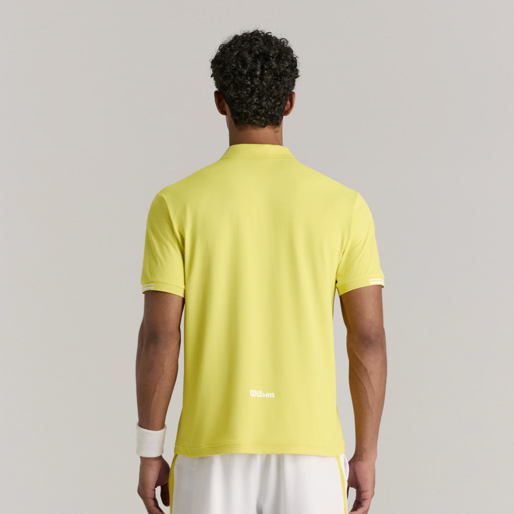 Wilson Timeless Polo 男款 服飾 Polo衫 霧霾藍/相思木色