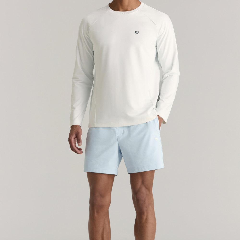 Wilson Daily Sport Shorts 6In 男款 服飾 短褲 暮藍色/長春花藍