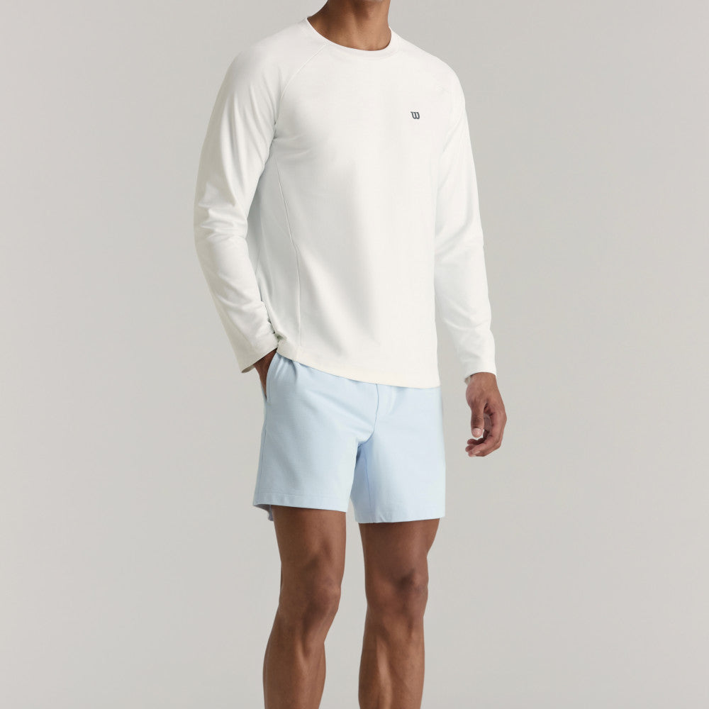 Wilson Daily Sport Shorts 6In 男款 服飾 短褲 暮藍色/長春花藍