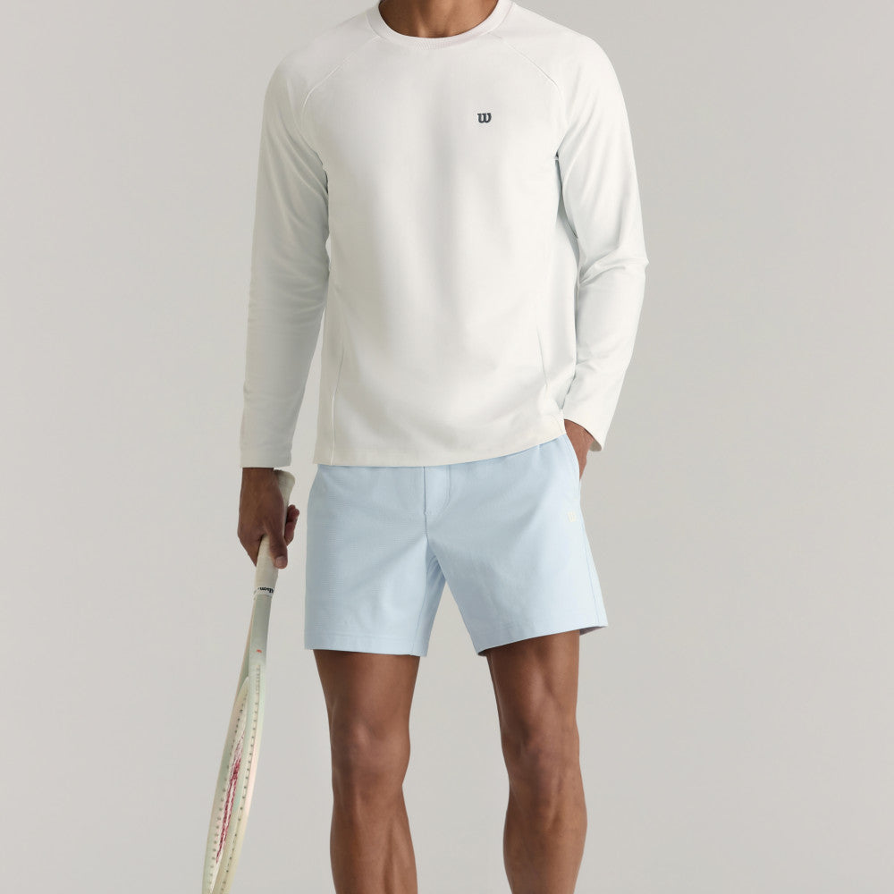 Wilson Daily Sport Shorts 6In 男款 服飾 短褲 暮藍色/長春花藍