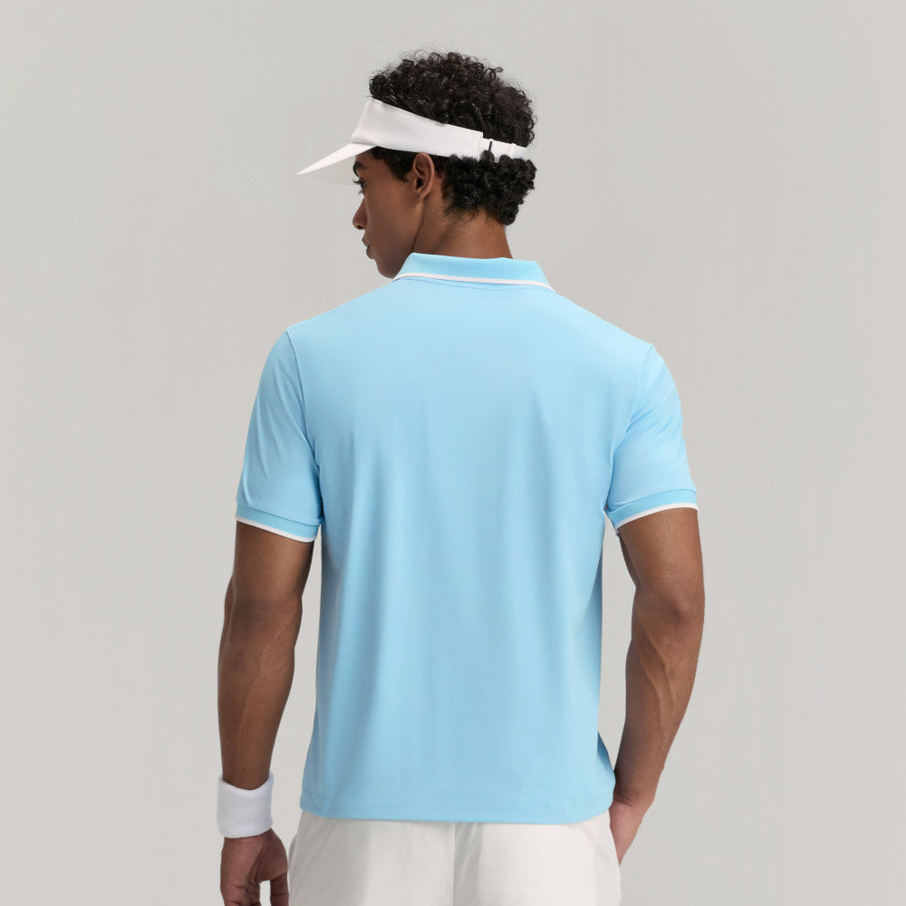 Wilson Johnny Collar Polo 男款 服飾 Polo衫 暮藍色/白色/霧霾藍