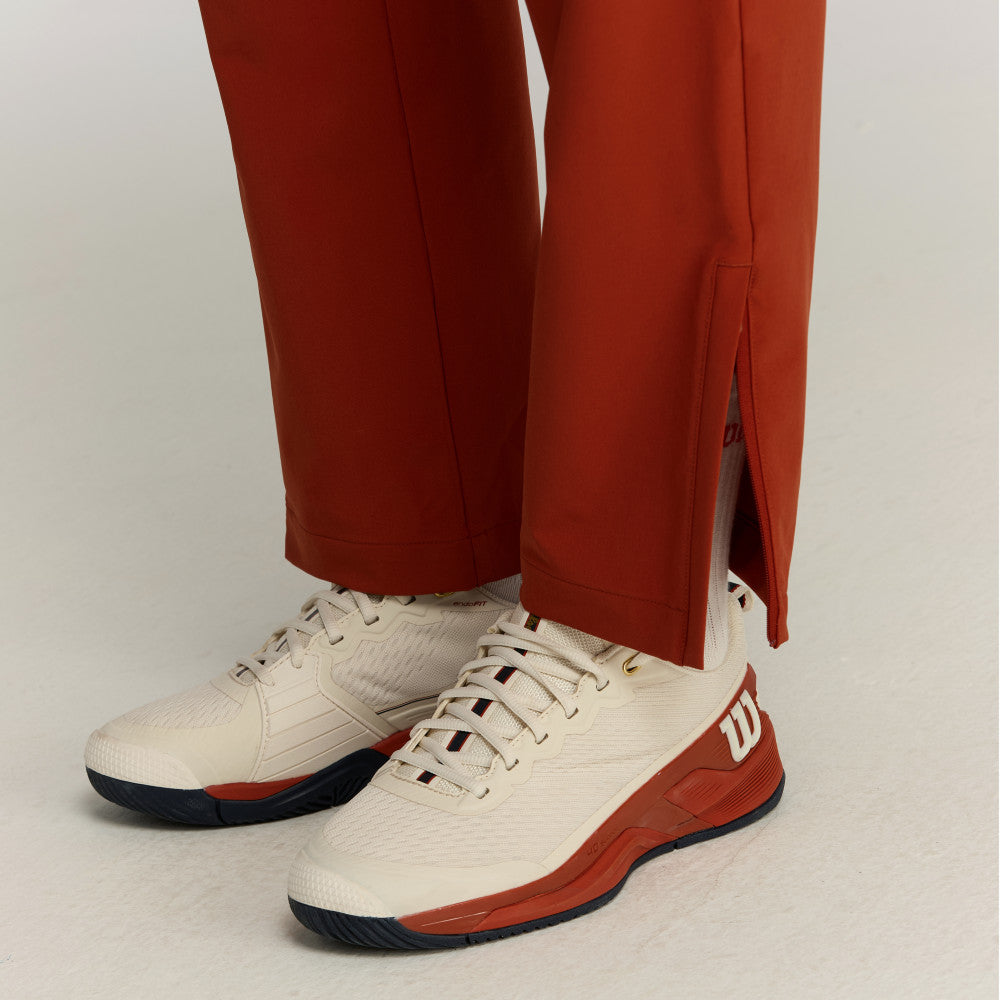 Wilson Depth Shot Track Pant 男款 服飾 長褲 沙色/辣紅色