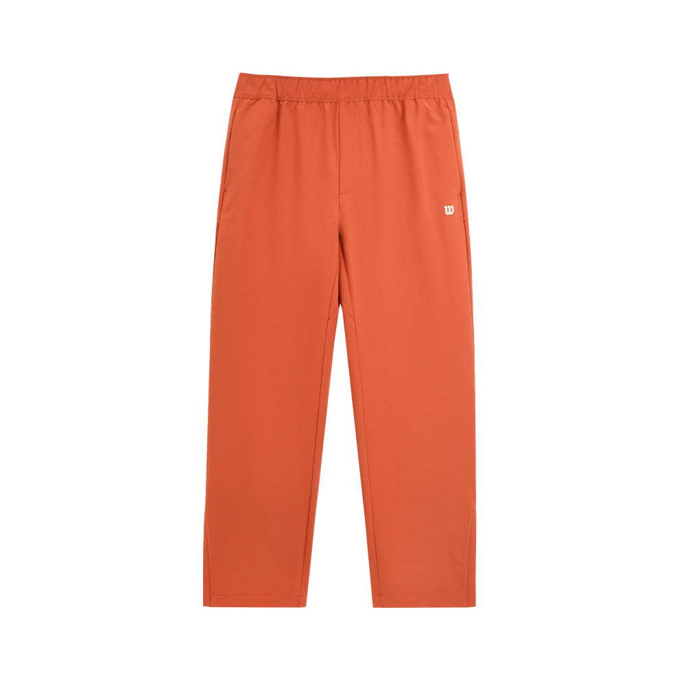 Wilson Depth Shot Track Pant 男款 服飾 長褲 沙色/辣紅色