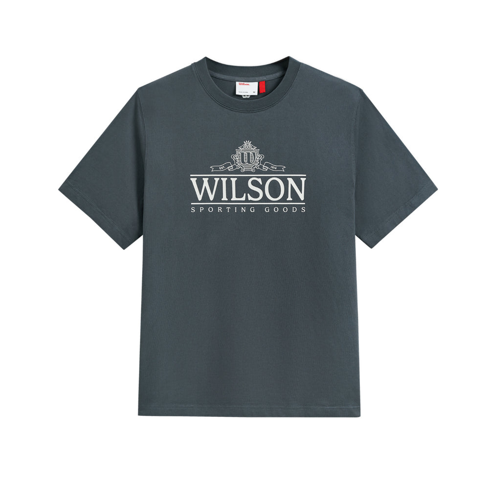Wilson Courtview Graphic Tee 男款 服飾 短袖T恤 暮藍色/白色/沙色