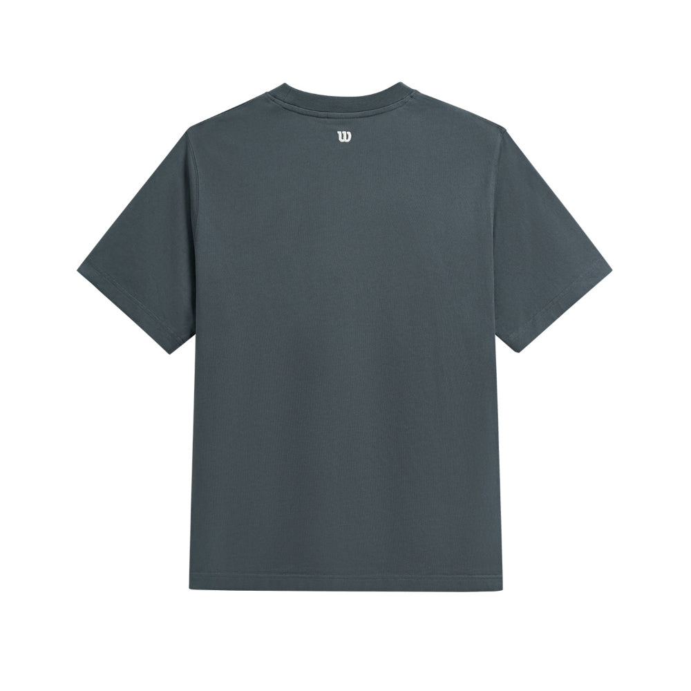 Wilson Courtview Graphic Tee 男款 服飾 短袖T恤 暮藍色/白色/沙色