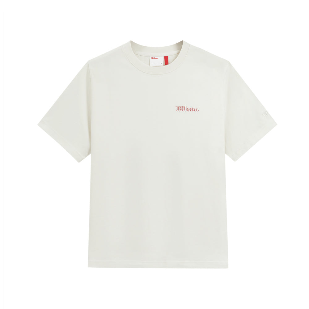 Wilson Courtview Graphic Tee 男款 服飾 短袖T恤 暮藍色/白色/沙色