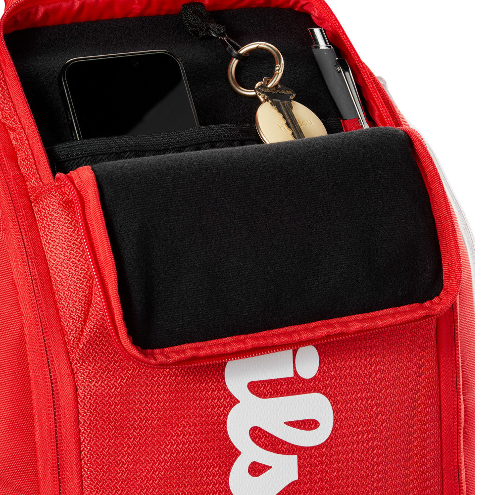 Wilson Super Tour Wilson Red Backpack 網球 後背包 紅色