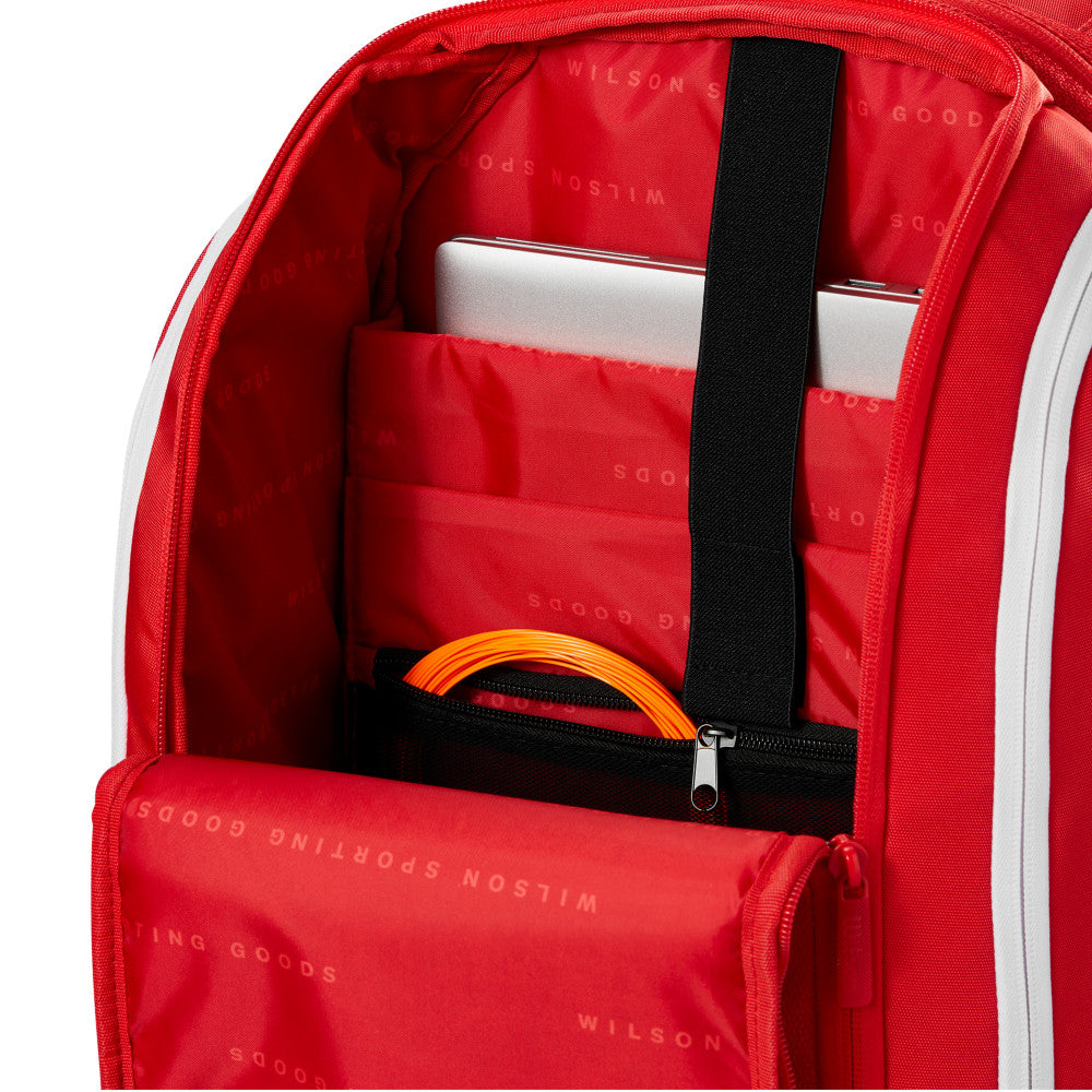 Wilson Super Tour Wilson Red Backpack 網球 後背包 紅色