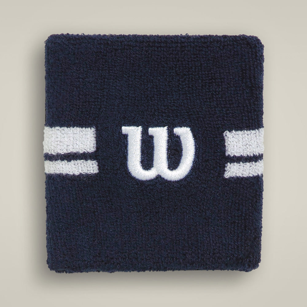 Wilson Classic Stripe Sweatbands 配件 護腕 海軍藍