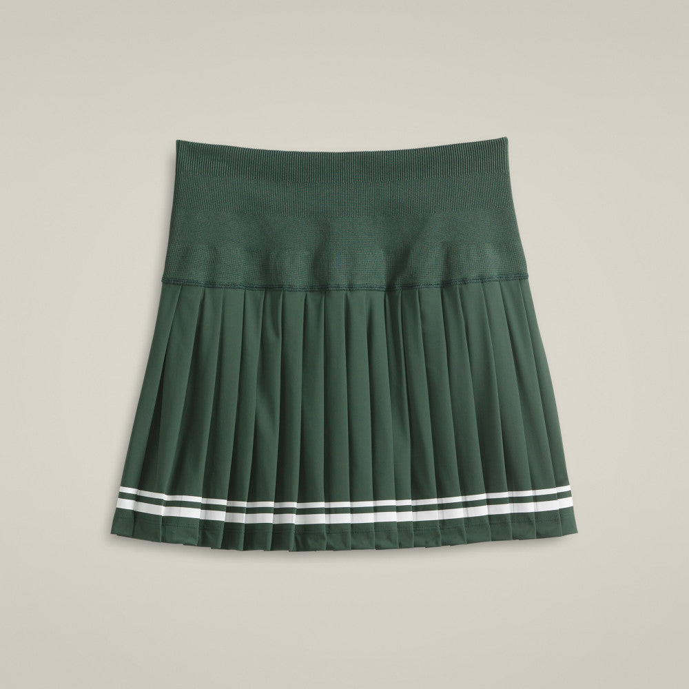 Wilson Midtown Tennis Skirt 女款 服飾 半身裙 梧桐樹綠/白色