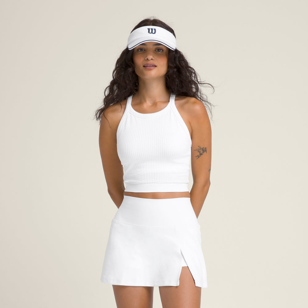 Wilson On The Daily Brami 女款 服飾 運動背心 白色