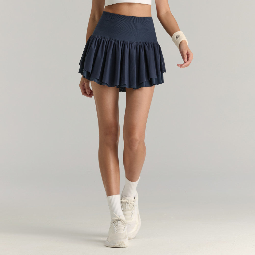 Wilson Midtown Tiered Skirt Perfortd 女款 服飾 半身裙 海軍藍/白色/霧霾藍
