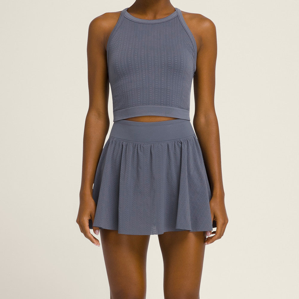 Wilson Laser Lace Skirt 女款 服飾 半身裙 暮藍色/白色