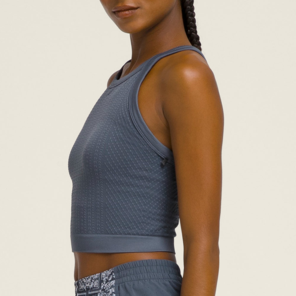 Wilson On The Daily Brami 女款 服飾 運動背心 暮藍色/水洗紅