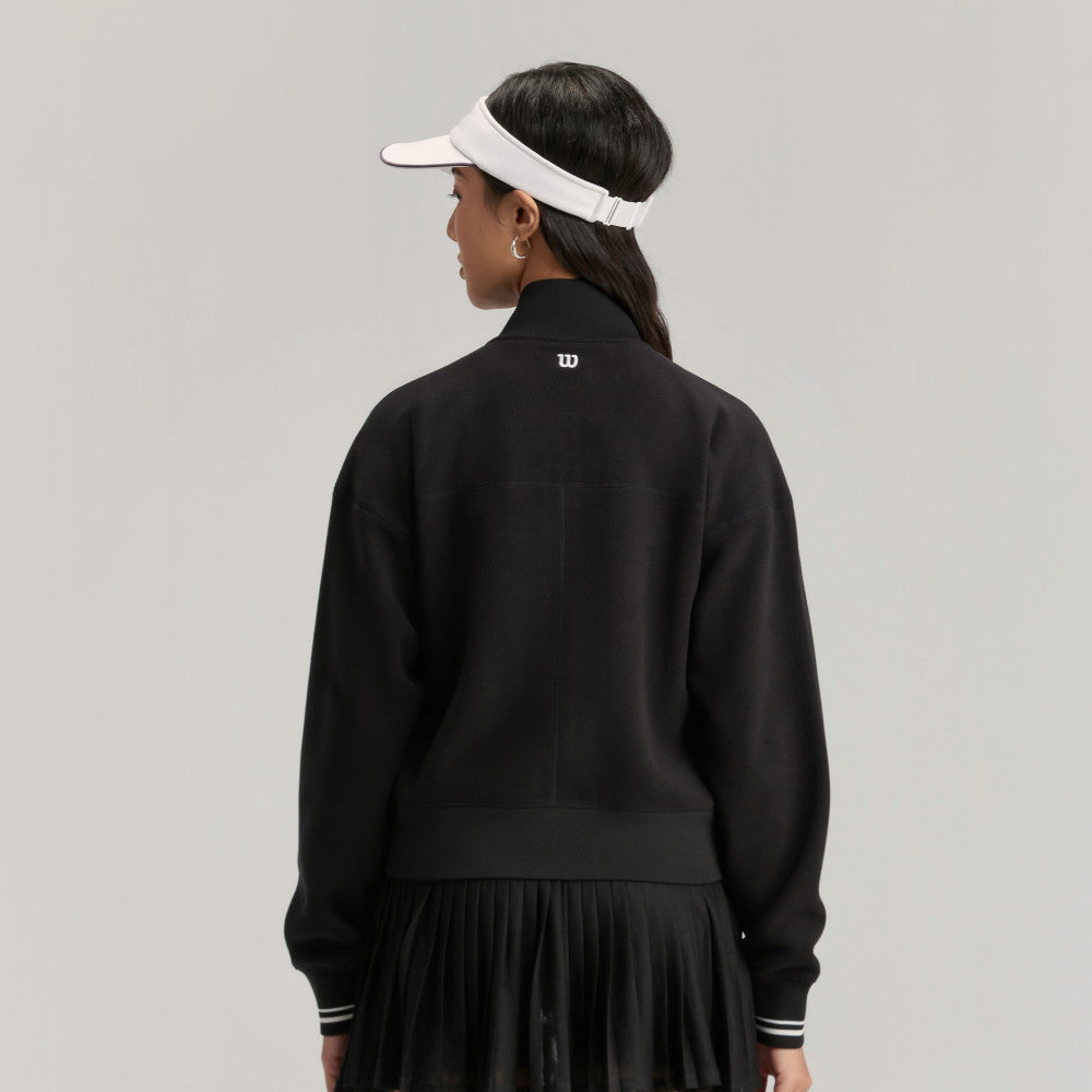 Wilson Ready  Fleece Jackets 女款 服飾 外套 黑色