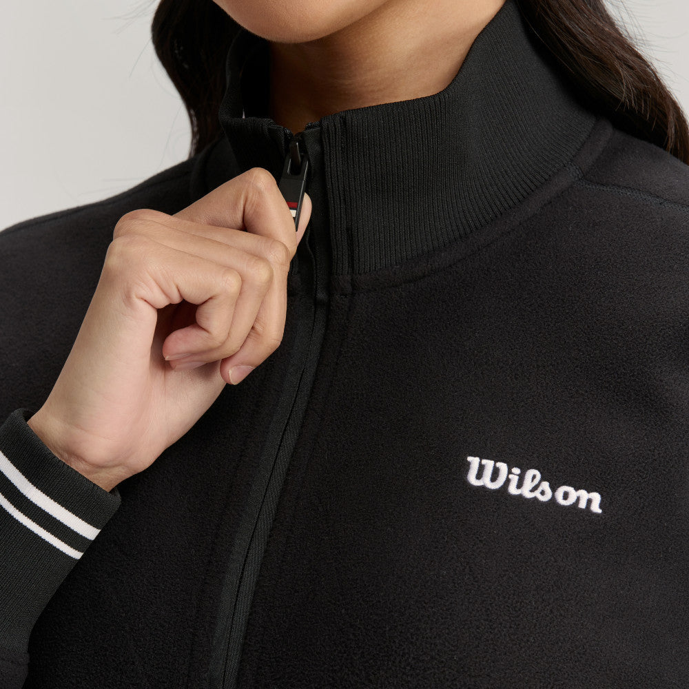 Wilson Ready  Fleece Jackets 女款 服飾 外套 黑色