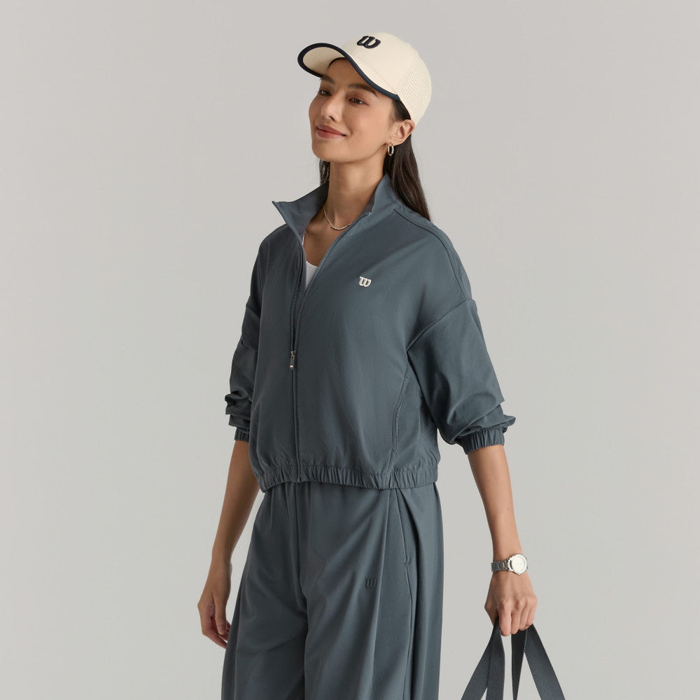 Wilson Bagel Jacket 女款 服飾 外套 暮藍色/沙色