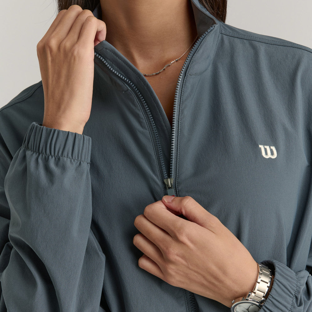 Wilson Bagel Jacket 女款 服飾 外套 暮藍色/沙色