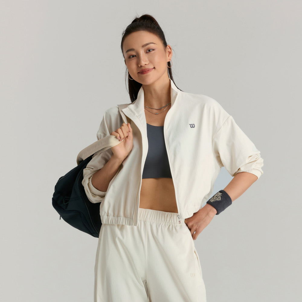 Wilson Bagel Jacket 女款 服飾 外套 暮藍色/沙色