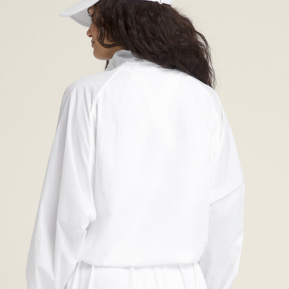 Wilson Airy Jacket 女款 服飾 外套 霧霾藍/白色