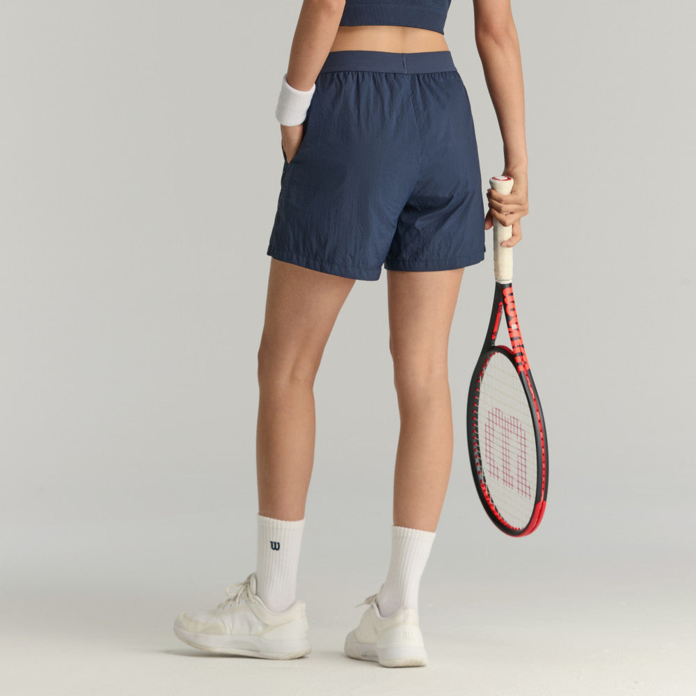 Wilson Airy Short 女款 服飾 短褲 海軍藍/白色/霧霾藍