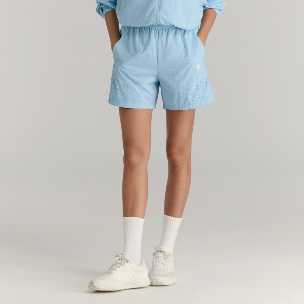 Wilson Airy Short 女款 服飾 短褲 海軍藍/白色/霧霾藍