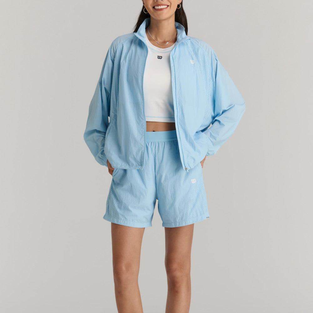 Wilson Airy Short 女款 服飾 短褲 海軍藍/白色/霧霾藍