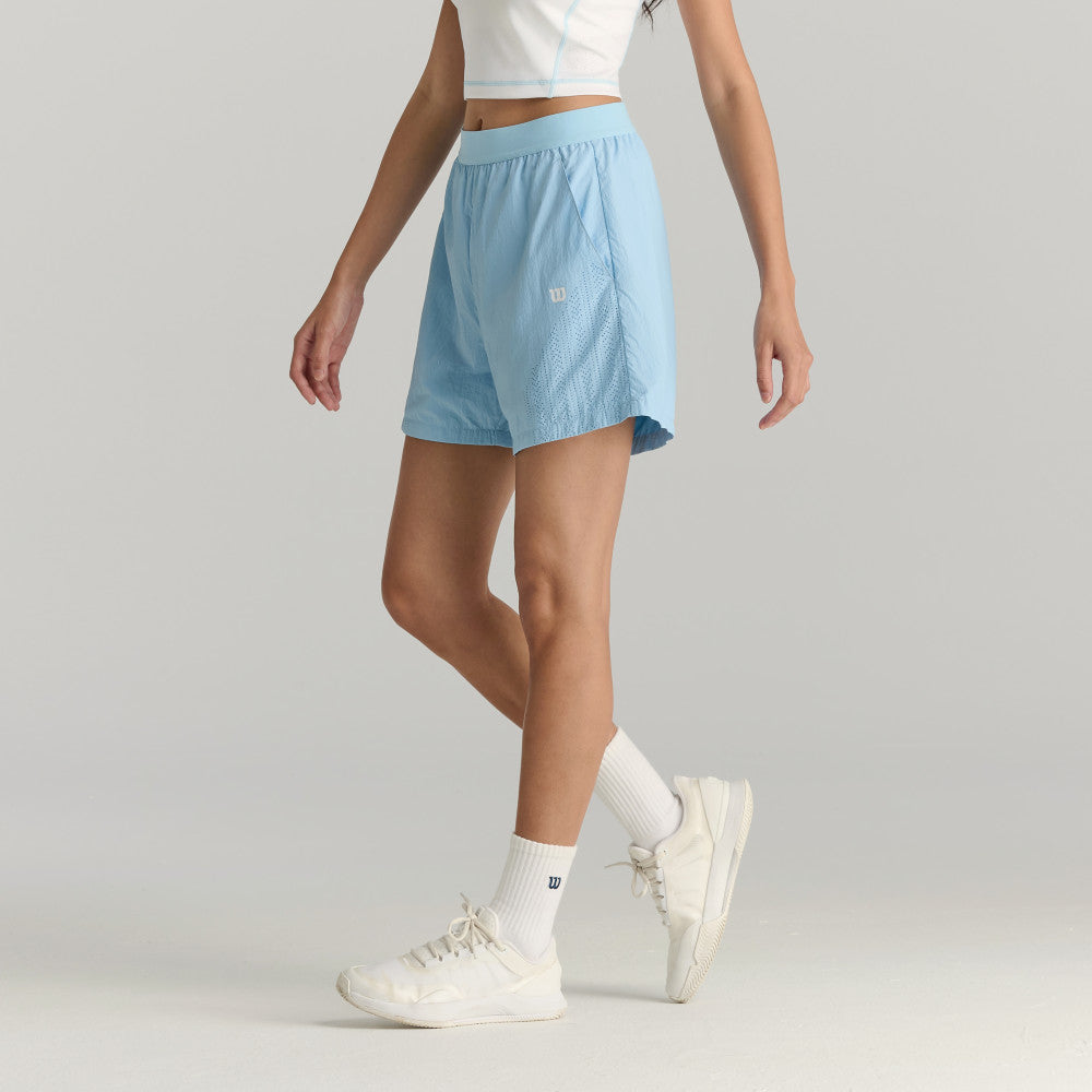 Wilson Airy Short 女款 服飾 短褲 海軍藍/白色/霧霾藍