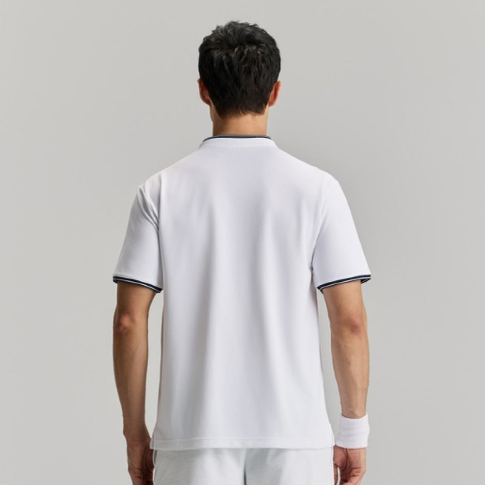 Wilson-男款-服飾-上衣-POLO衫-白色