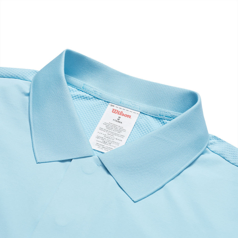 Wilson Timeless Polo 男款 服飾 Polo衫 霧霾藍/相思木色