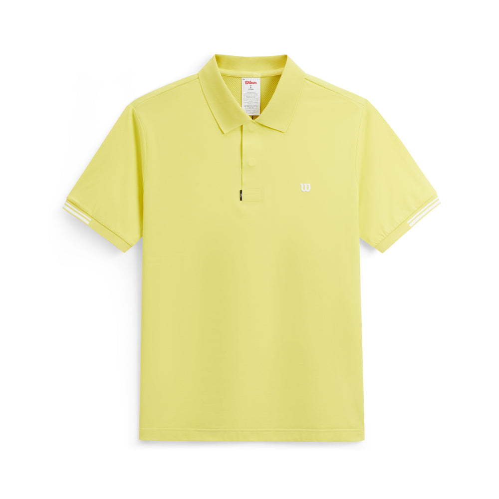 Wilson Timeless Polo 男款 服飾 Polo衫 霧霾藍/相思木色