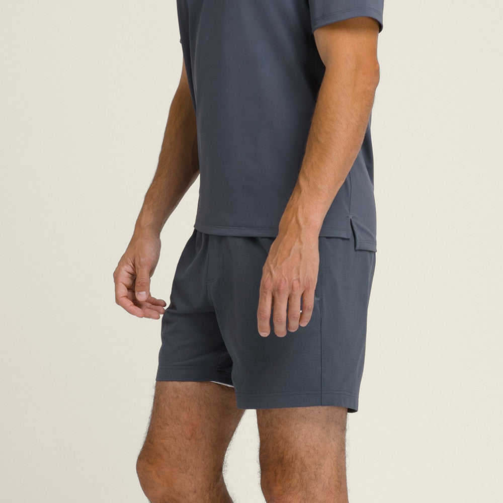 Wilson Daily Sport Shorts 6" 男款 服飾 短褲 暮藍色/長春花藍