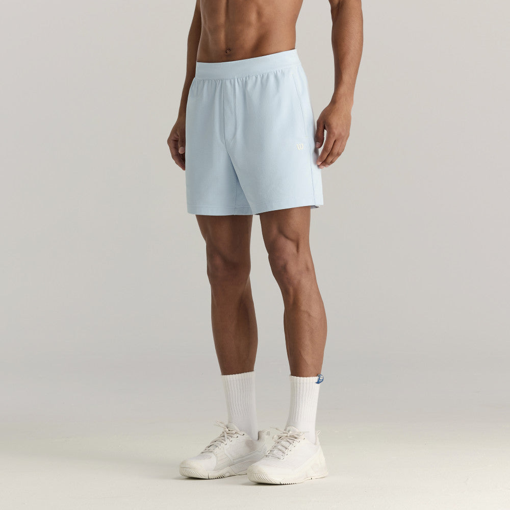 Wilson Daily Sport Shorts 6In 男款 服飾 短褲 暮藍色/長春花藍