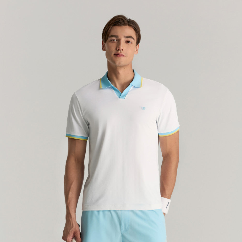 Wilson Johnny Collar Polo 男款 服飾 Polo衫 暮藍色/白色/霧霾藍