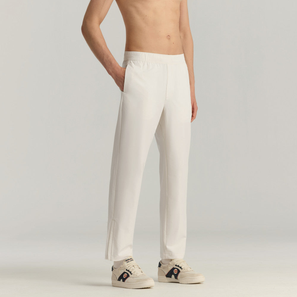 Wilson Depth Shot Track Pant 男款 服飾 長褲 沙色/辣紅色