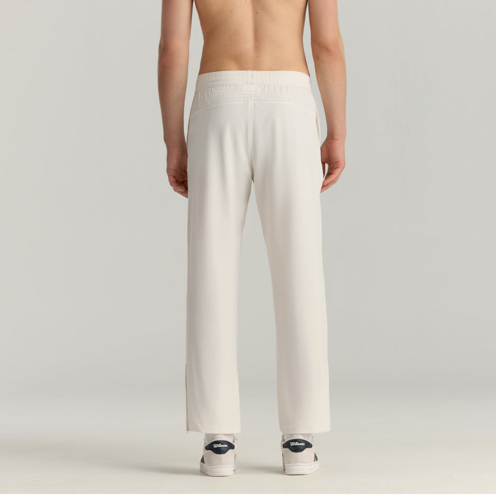 Wilson Depth Shot Track Pant 男款 服飾 長褲 沙色/辣紅色