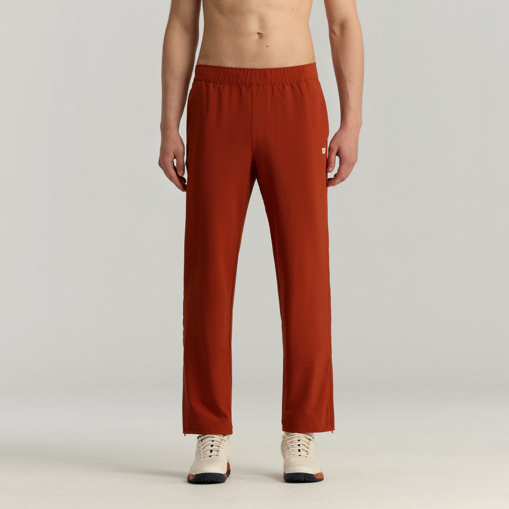 Wilson Depth Shot Track Pant 男款 服飾 長褲 沙色/辣紅色