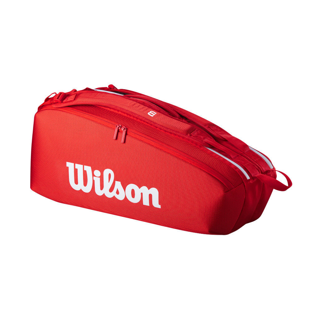 Wilson Super Tour Wilson Red 6Pk 2025 網球拍袋 紅色 6支裝