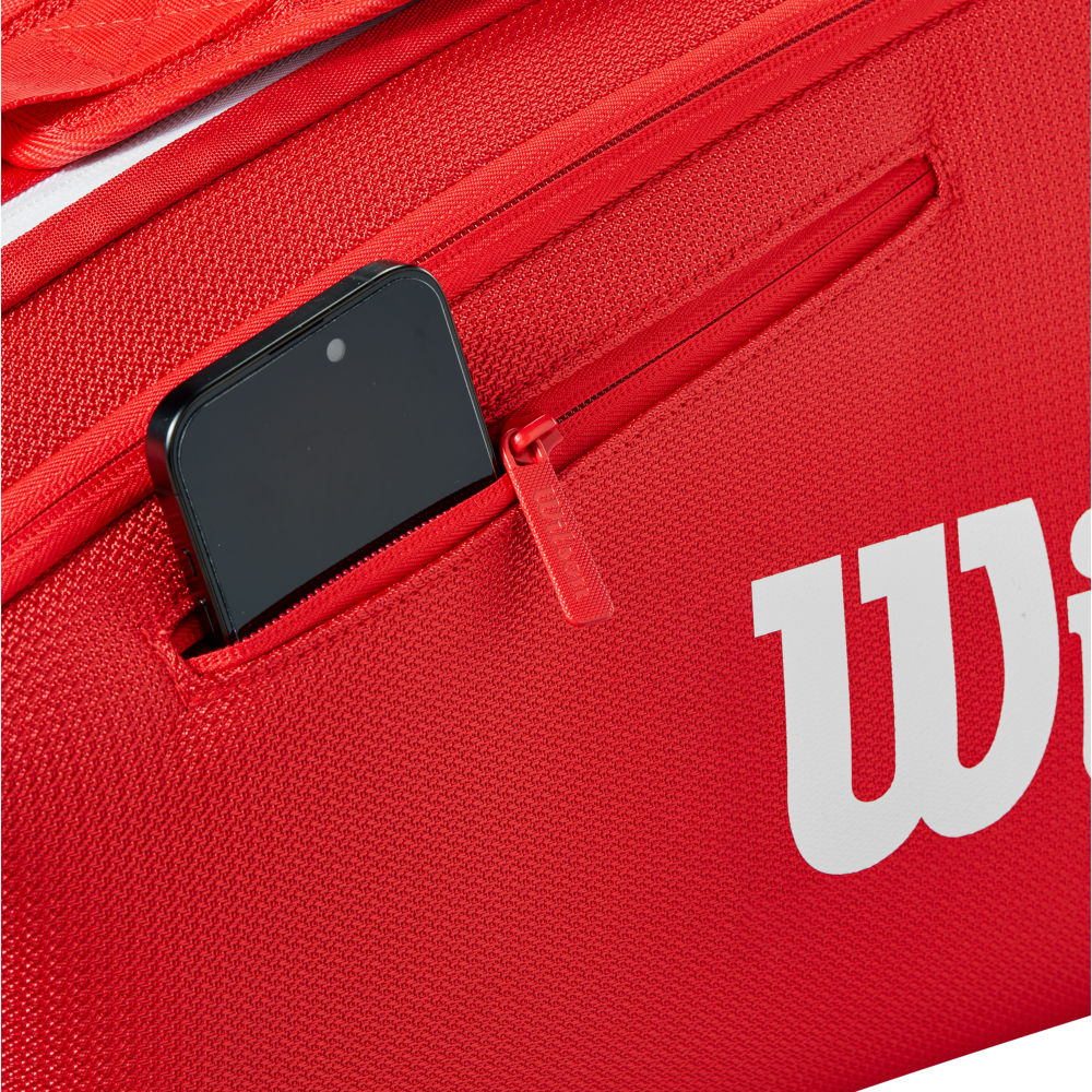 Wilson Super Tour Wilson Red 6Pk 2025 網球拍袋 紅色 6支裝