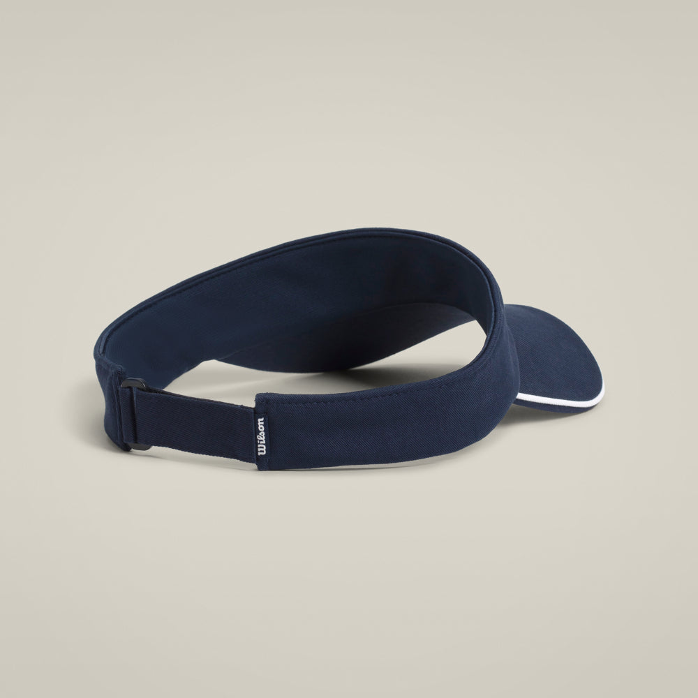 Wilson Classic Visor 配件 中空帽 海軍藍/白色