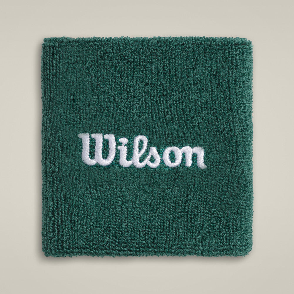 Wilson Terry Logo Wristbands 配件 護腕 田園綠/白色紅色