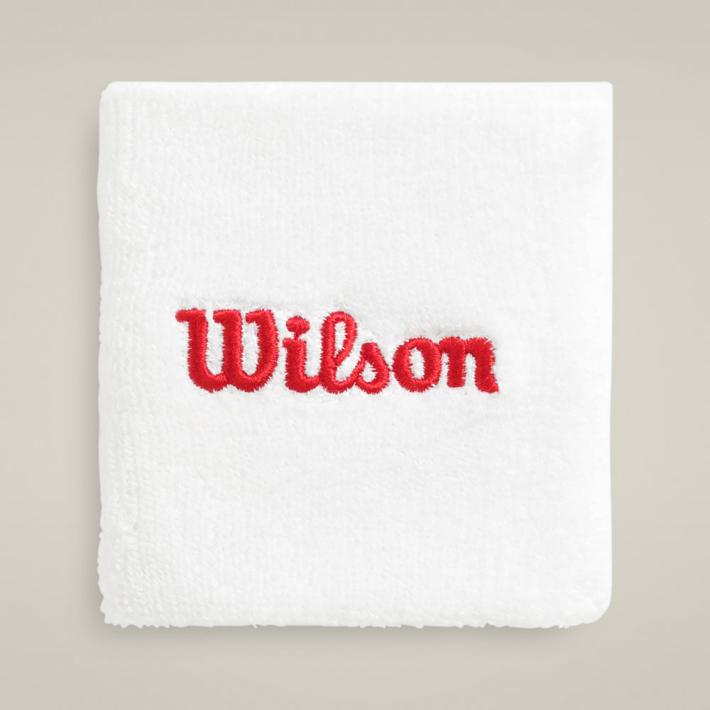Wilson Terry Logo Wristbands 配件 護腕 田園綠/白色紅色