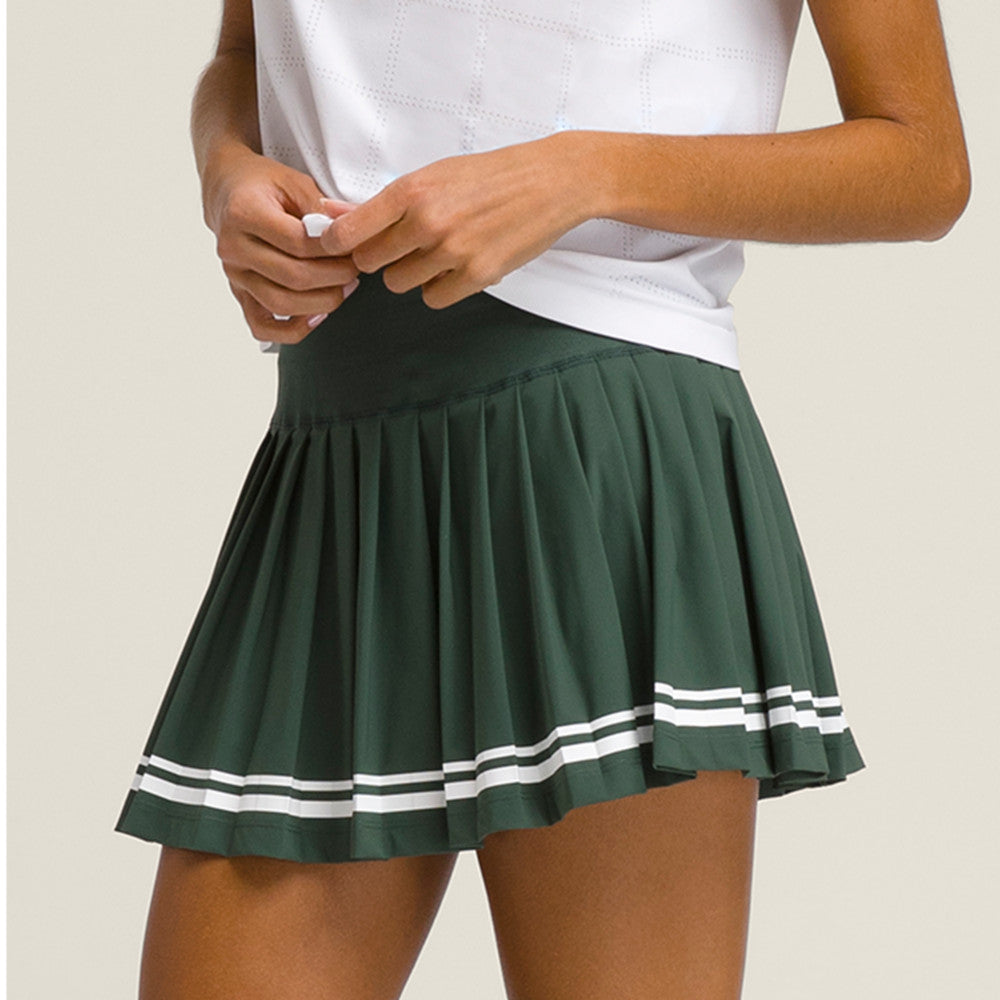 Wilson Midtown Tennis Skirt 女款 服飾 半身裙 梧桐樹綠/白色
