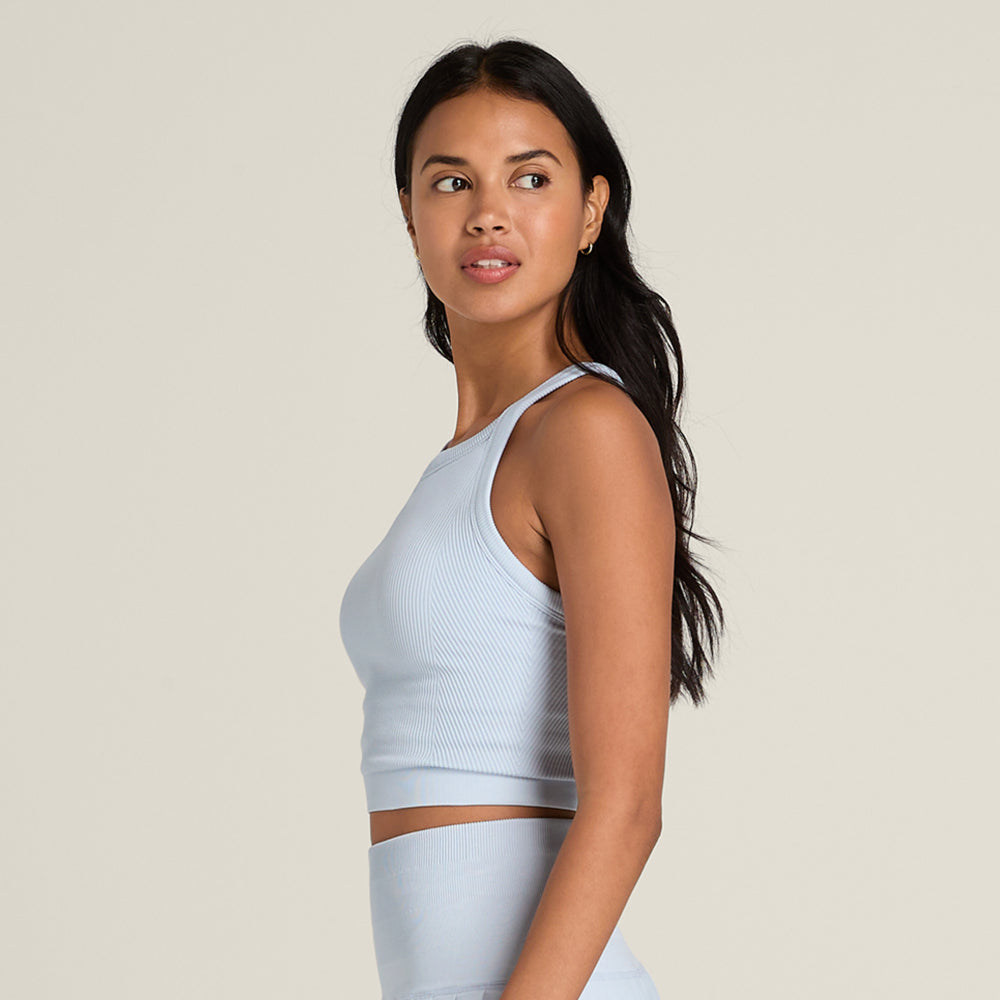 Wilson On The Daily Brami 女款 服飾 運動背心 長春花藍/梧桐樹綠