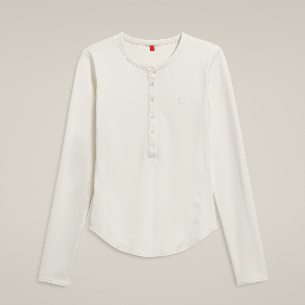 Wilson Linden Henley 女款 服飾 亨利領上衣 咖啡色/沙色