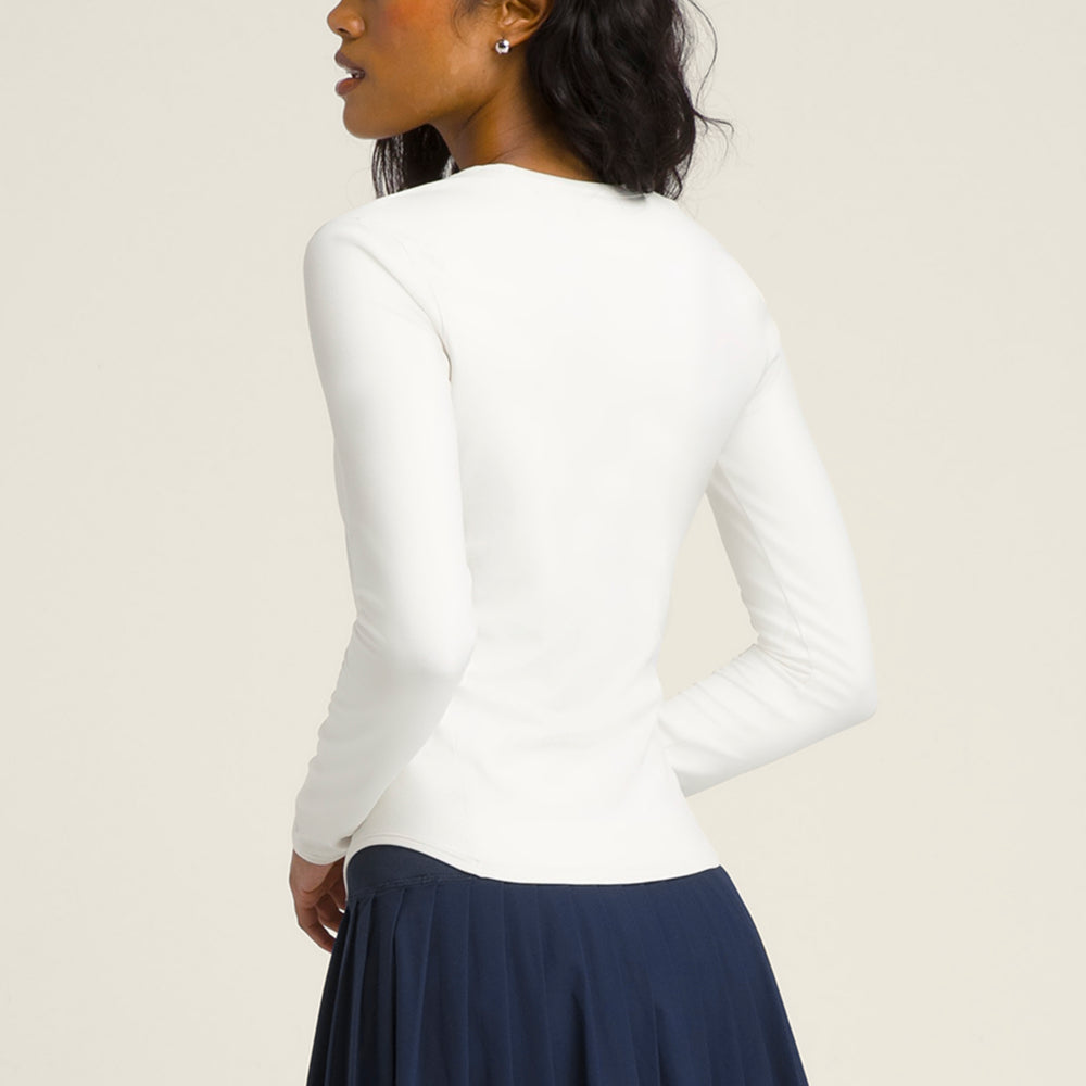 Wilson Linden Henley 女款 服飾 亨利領上衣 咖啡色/沙色