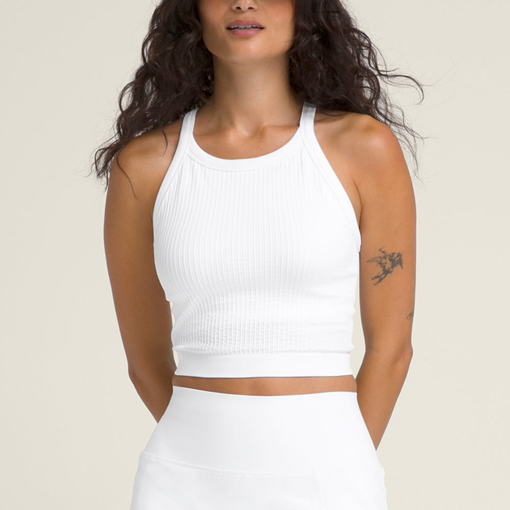 Wilson On The Daily Brami 女款 服飾 運動背心 白色