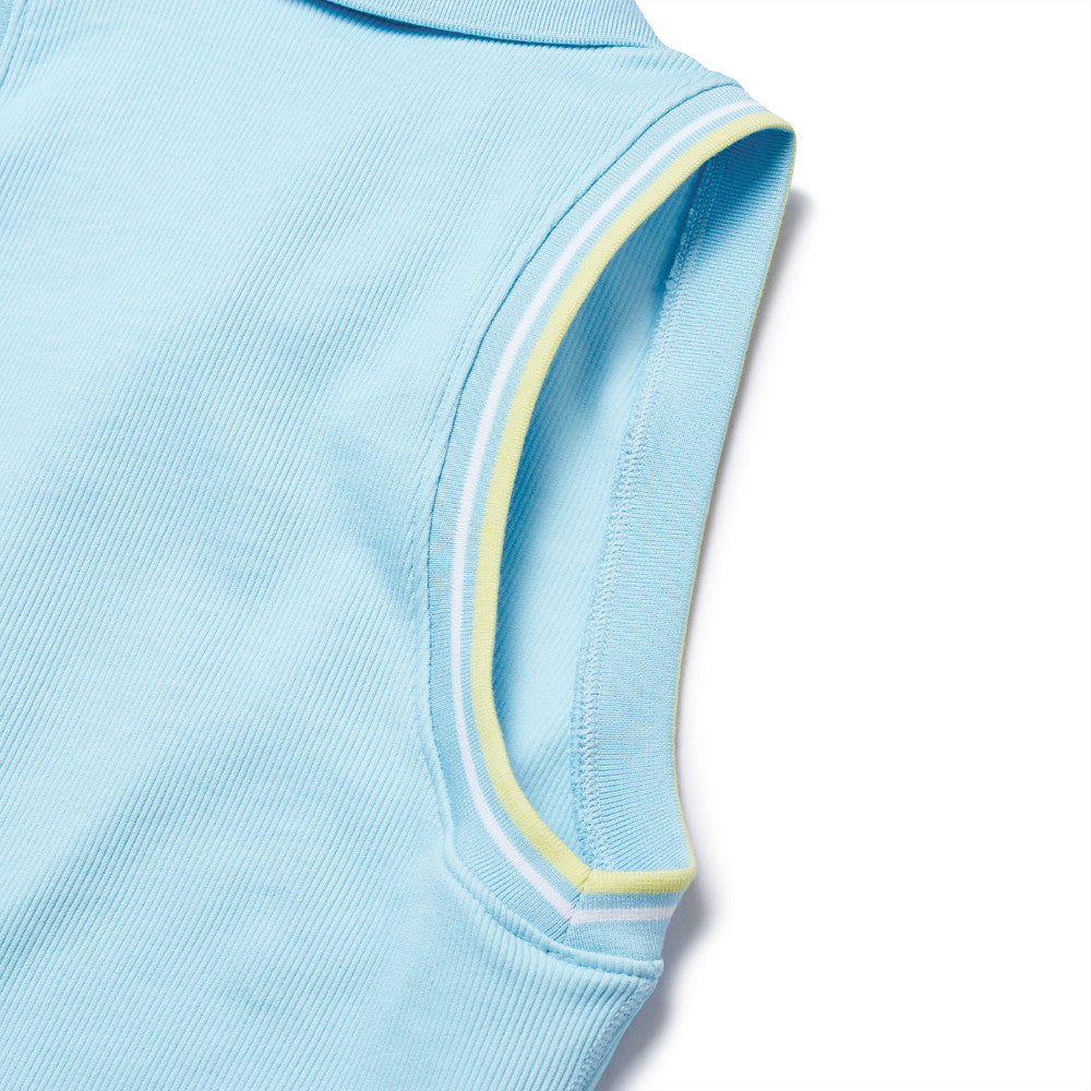 Wilson Seamless Full-Zip Tank 女款 服飾 拉鍊背心 海軍藍/檸檬黃/霧霾藍