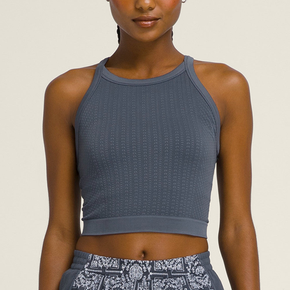 Wilson On The Daily Brami 女款 服飾 運動背心 暮藍色/水洗紅